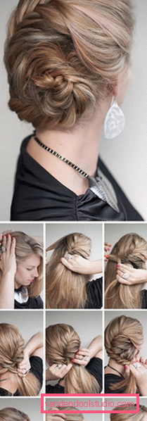 Idee raccolte acconciature per capelli lunghi