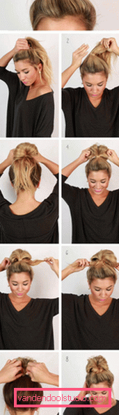 Idee raccolte acconciature per capelli lunghi