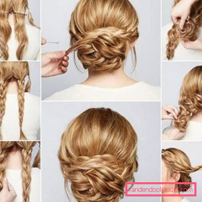 Idee raccolte acconciature per capelli lunghi