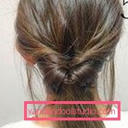 Acconciatura greca per capelli medi passo 5 Come creare rapidamente splendide acconciature sui capelli medi con le tue mani