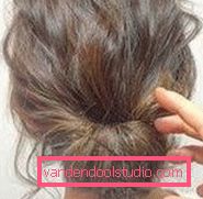 Acconciatura greca per capelli medi passo 7 Come ottenere rapidamente capelli belli su capelli medi con le proprie mani