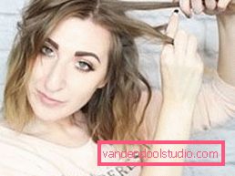 Acconciatura veloce per capelli medi passo 1 Come creare rapidamente splendide acconciature sui capelli medi con le tue mani