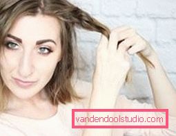 Acconciatura veloce per capelli medi passo 2 Come ottenere rapidamente capelli belli su capelli medi con le proprie mani