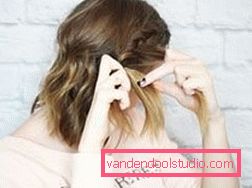 Acconciatura veloce per capelli medi passo 4 Come creare rapidamente splendide acconciature sui capelli medi con le tue mani