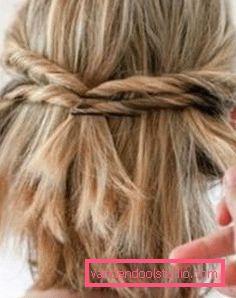 Acconciatura sulla base di finimenti per capelli medi Come ottenere rapidamente capelli belli su capelli medi con le proprie mani