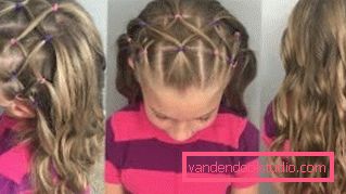 acconciature con elastici per ragazze Come rendere le acconciature con elastici per le ragazze - passo dopo passo le foto delle acconciature