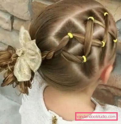 acconciature con elastici per ragazze Come rendere le acconciature con elastici per le ragazze - passo dopo passo le foto delle acconciature