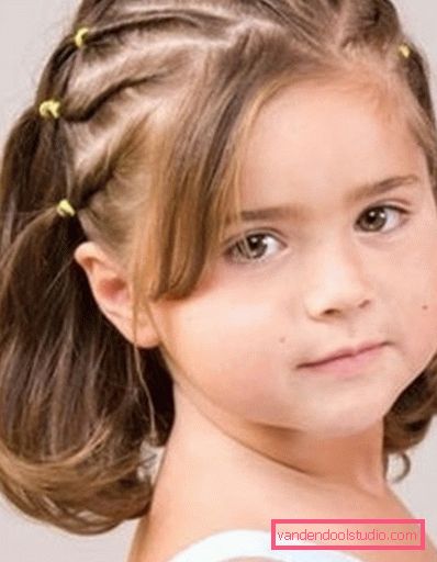 acconciature con elastici per ragazze Come rendere le acconciature con elastici per le ragazze - passo dopo passo le foto delle acconciature