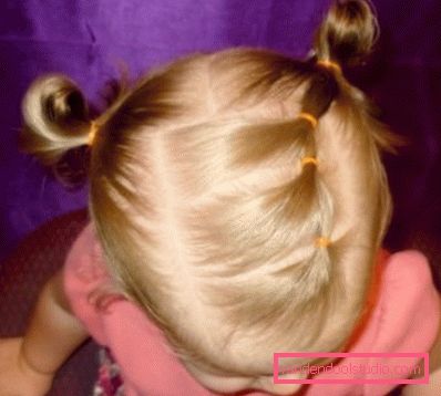 acconciature con elastici per ragazze Come rendere le acconciature con elastici per le ragazze - passo dopo passo le foto delle acconciature