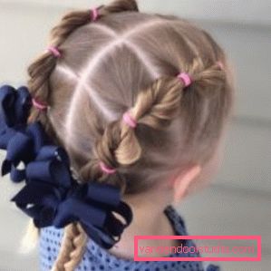 acconciature con elastici per ragazze Come rendere le acconciature con elastici per le ragazze - passo dopo passo le foto delle acconciature