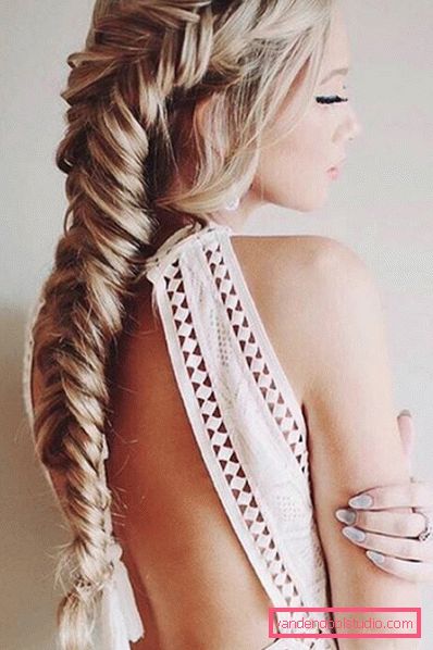Come intrecciare una treccia fishtail - 20 idee acconciatura a coda di pesce