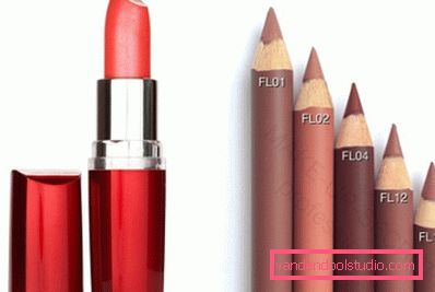 rossetto e matita rossetto e matita