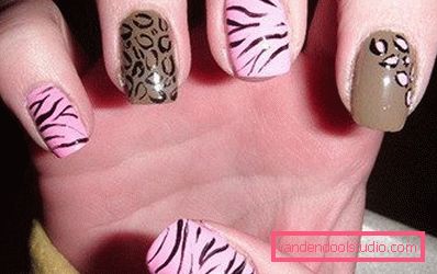 manicure con motivi animali manicure con motivi animali