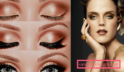 trucco dorato trucco dorato