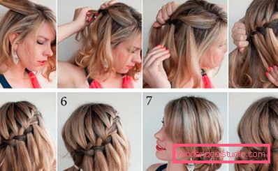 Come fare un taglio di capelli a cascata - istruzioni passo-passo per tessere una treccia