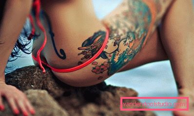 immagine di una geisha sul fianco geisha dell'anca