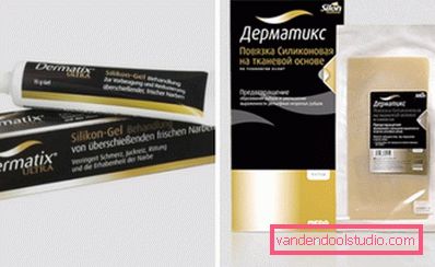 Dermatix sotto forma di gel e bende Dermatix sotto forma di gel e bende