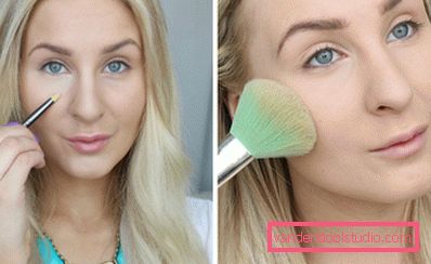 la ragazza fa il trucco la ragazza fa il trucco