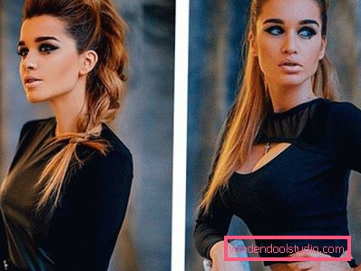 Qual è il taglio di capelli ora Xenia Borodina - presentatrice di styling di foto