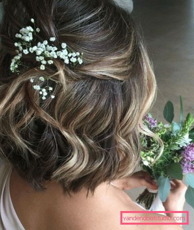 Acconciature da sposa sulla piazza Quali acconciature si possono fare per un taglio di capelli bob