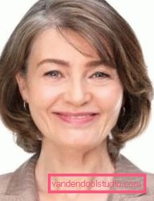 Tagli per le donne dopo 60 anni con capelli medi Quali scarti sono adatti per le donne dopo 60 anni