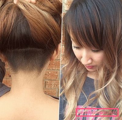 Taglio di capelli femminile per capelli lunghi con la nuca rasata Quali sono i tipi di tagli di capelli per i capelli lunghi