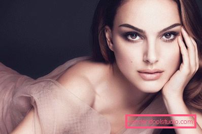 portman natal con trucco leggero portman natal con trucco leggero
