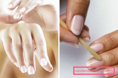 applicare la crema e spostare la cuticola applicare la crema e spostare la cuticola