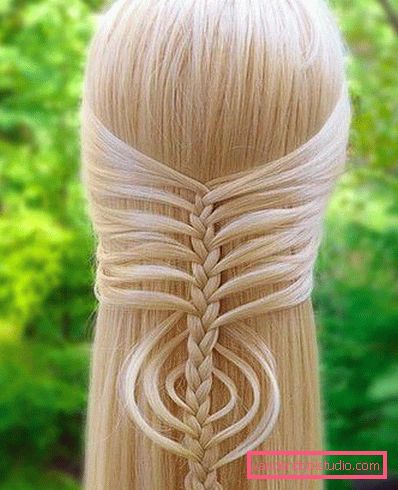 Treccia di sirena - acconciatura per capelli lunghi