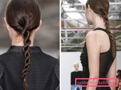 ragazze con la coda intrecciata ragazze con la coda intrecciata