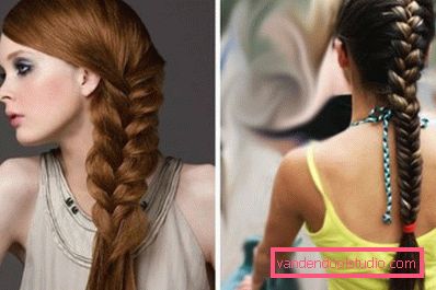 treccia francese sui capelli lunghi treccia francese sui capelli lunghi