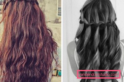 cascata su capelli lunghi cascata su capelli lunghi