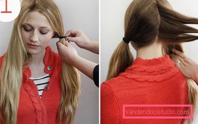 Trecce per capelli lunghi - schemi di tessitura e foto