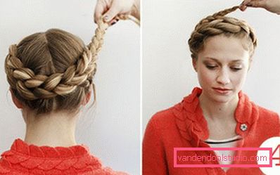Trecce per capelli lunghi - schemi di tessitura e foto