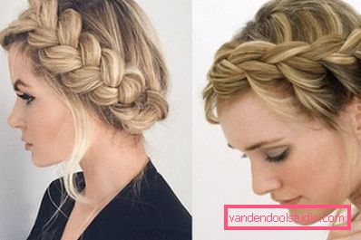 Trecce per capelli lunghi - schemi di tessitura e foto