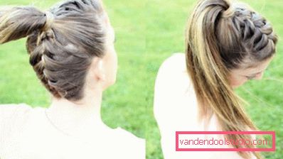 Trecce per capelli lunghi - schemi di tessitura e foto
