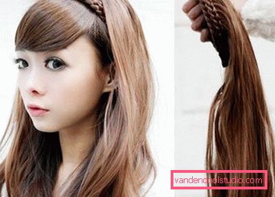 chignon con una falce chignon con una falce