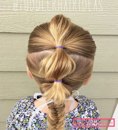 Treccine per ragazze - semplici acconciature per bambini