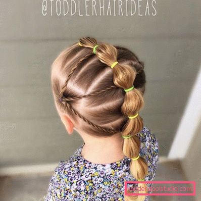Treccine per ragazze - semplici acconciature per bambini