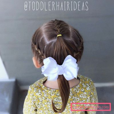 Treccine per ragazze - semplici acconciature per bambini
