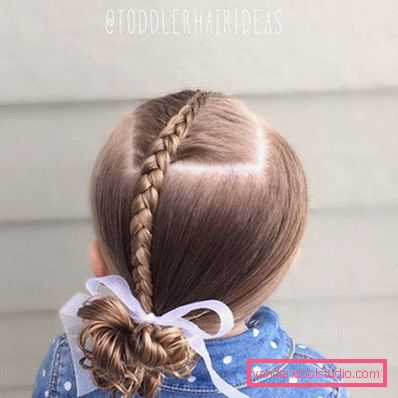 Treccine per ragazze - semplici acconciature per bambini