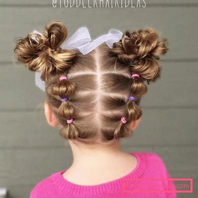 Treccine per ragazze - semplici acconciature per bambini