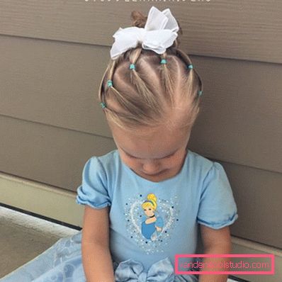 Treccine per ragazze - semplici acconciature per bambini