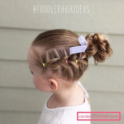 Treccine per ragazze - semplici acconciature per bambini