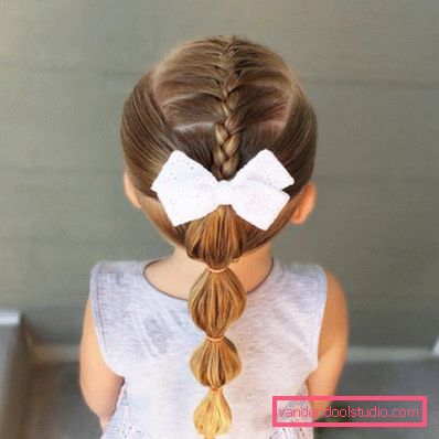 Treccine per ragazze - semplici acconciature per bambini
