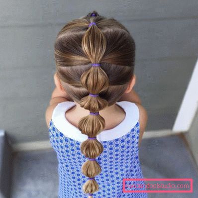 Treccine per ragazze - semplici acconciature per bambini