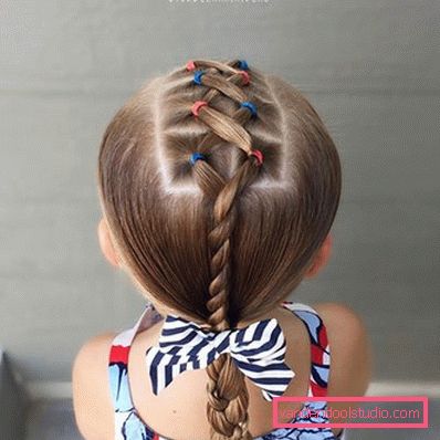 Treccine per ragazze - semplici acconciature per bambini