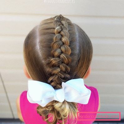 Treccine per ragazze - semplici acconciature per bambini