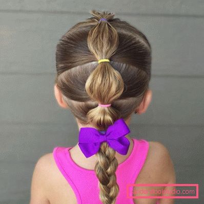 Treccine per ragazze - semplici acconciature per bambini