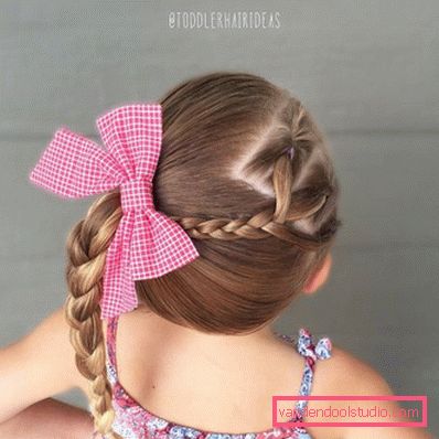 Treccine per ragazze - semplici acconciature per bambini